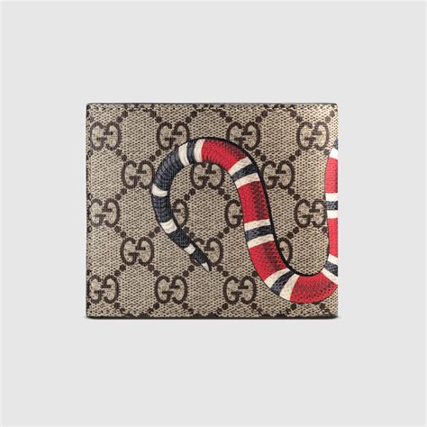 gucci snake wallet men's.